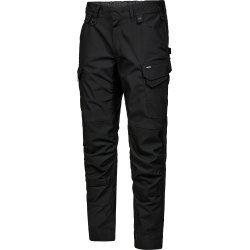 ENGEL Entire arbejdsbukser med strk Sort 2329-144