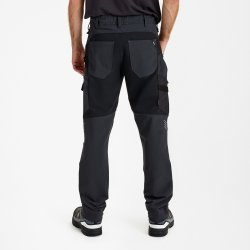 ENGEL Entire arbejdsbukser med 4-vejs strk Antrazitgr/Sort 2337-234