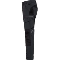 ENGEL Entire arbejdsbukser med 4-vejs str�k Antrazitgr�/Sort 2337-234