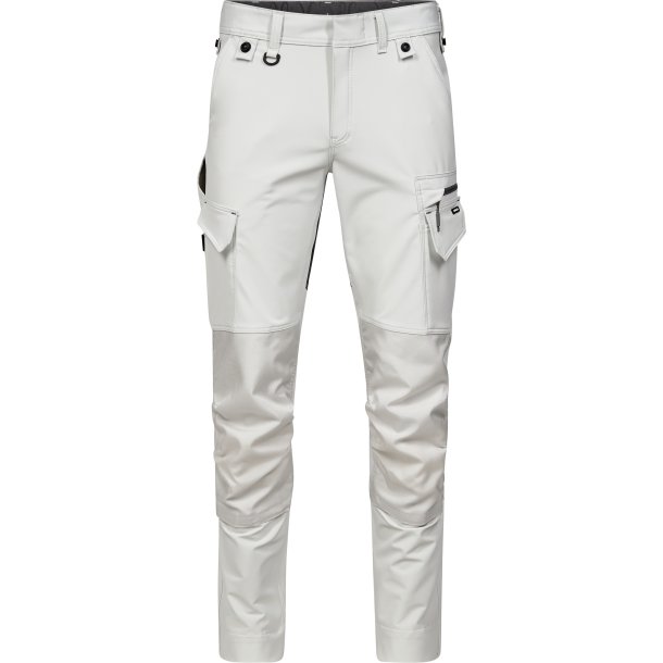 ENGEL Entire arbejdsbukser med 4-vejs strk Bone White / Anthracite Grey 2337-234