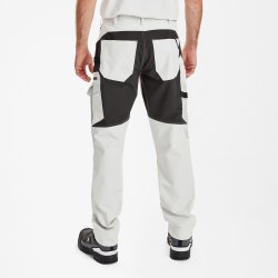 ENGEL Entire arbejdsbukser med 4-vejs stræk Bone White / Anthracite Grey 2337-234