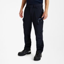 ENGEL Entire arbejdsbukser med 4-vejs strk Deep Blue / Dark Sea 2337-234