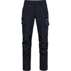 ENGEL Entire arbejdsbukser med 4-vejs strk Deep Blue / Dark Sea 2337-234