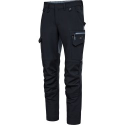 ENGEL Entire arbejdsbukser med 4-vejs strk Deep Blue / Dark Sea 2337-234