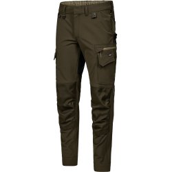 ENGEL Entire arbejdsbukser med 4-vejs stræk Forest Green/Sort 2337-234