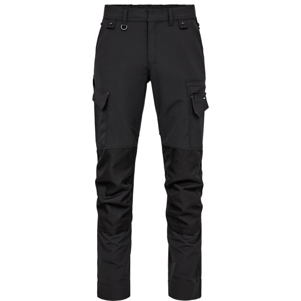 ENGEL Entire arbejdsbukser med 4-vejs str�k Sort 2337-234