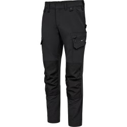 ENGEL Entire arbejdsbukser med 4-vejs str�k Sort 2337-234