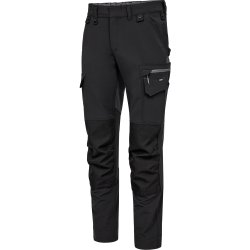 ENGEL Entire arbejdsbukser med 4-vejs strk Sort/Antrazitgr 2337-234