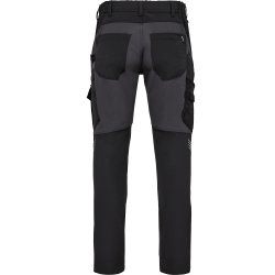 ENGEL Entire arbejdsbukser med 4-vejs strk Sort/Antrazitgr 2337-234