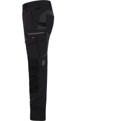 ENGEL Entire arbejdsbukser med 4-vejs str�k Sort/Antrazitgr� 2337-234