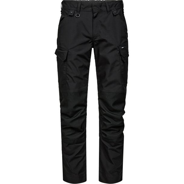 ENGEL Entire arbejdsbukser med strk Sort 2329-144