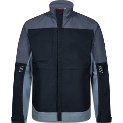 ENGEL Entire arbejdsjakke med 2-vejs strk Deep Blue / Dark Sea 1329-144