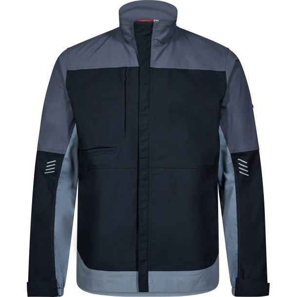 ENGEL Entire arbejdsjakke med 2-vejs strk Deep Blue / Dark Sea 1329-144