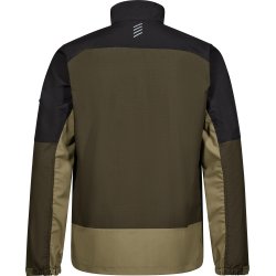 ENGEL Entire arbejdsjakke med strk Forest Green/Sort 1329-144