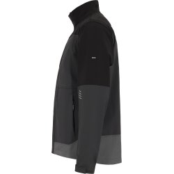 ENGEL Entire arbejdsjakke med 4-vejs str�k Antrazitgr�/Sort 1337-234