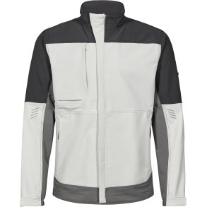 ENGEL Entire arbejdsjakke med 4-vejs strk Bone White / Anthracite Grey 1337-234