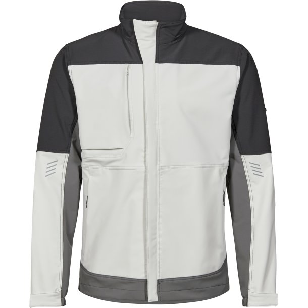 ENGEL Entire arbejdsjakke med 4-vejs strk Bone White / Anthracite Grey 1337-234