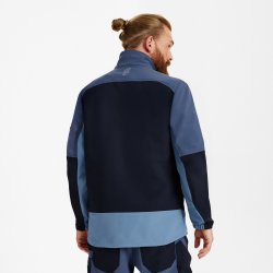 ENGEL Entire arbejdsjakke med 4-vejs strk Deep Blue / Dark Sea 1337-234