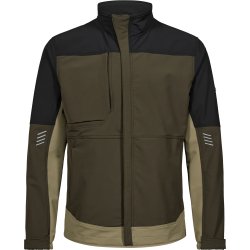 ENGEL Entire arbejdsjakke med 4-vejs stræk Forest Green/Sort 1337-234