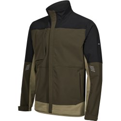 ENGEL Entire arbejdsjakke med 4-vejs stræk Forest Green/Sort 1337-234