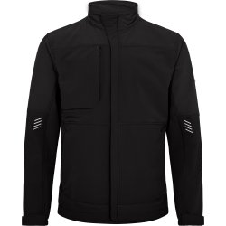 ENGEL Entire arbejdsjakke med 4-vejs str�k... Sort 1337-234