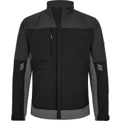 ENGEL Entire arbejdsjakke med 4-vejs stræk Sort/Antrazitgrå 1337-234