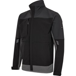 ENGEL Entire arbejdsjakke med 4-vejs stræk Sort/Antrazitgrå 1337-234