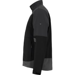 ENGEL Entire arbejdsjakke med 4-vejs str�k Sort/Antrazitgr� 1337-234