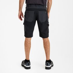 ENGEL Entire arbejdsshorts med 4-vejs stræk Antrazitgrå/Sort 6337-234