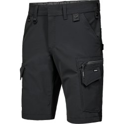 ENGEL Entire arbejdsshorts med 4-vejs stræk Antrazitgrå/Sort 6337-234