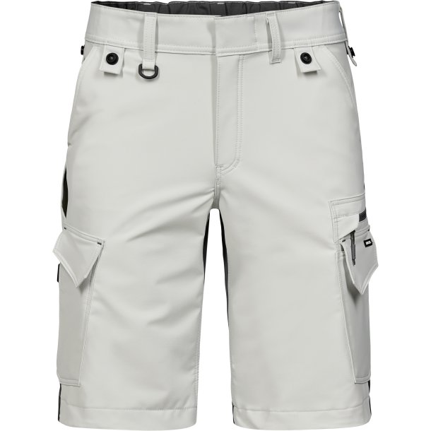 ENGEL Entire arbejdsshorts med 4-vejs stræk Bone White / Anthracite Grey 6337-234
