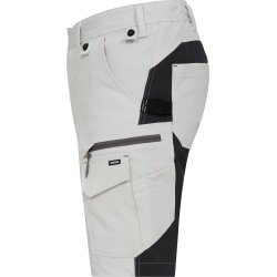 ENGEL Entire arbejdsshorts med 4-vejs str�k Bone White / Anthracite Grey 6337-234