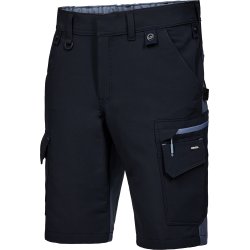 ENGEL Entire arbejdsshorts med 4-vejs strk Deep Blue / Dark Sea 6337-234