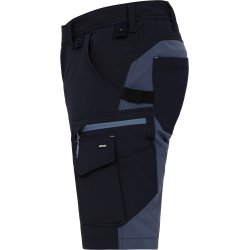 ENGEL Entire arbejdsshorts med 4-vejs str�k Deep Blue / Dark Sea 6337-234