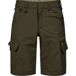 ENGEL Entire arbejdsshorts med 4-vejs stræk Forest Green/Sort 6337-234