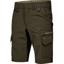 ENGEL Entire arbejdsshorts med 4-vejs stræk Forest Green/Sort 6337-234