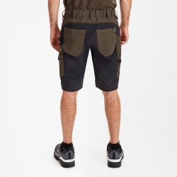 ENGEL Entire arbejdsshorts med 4-vejs stræk Forest Green/Sort 6337-234