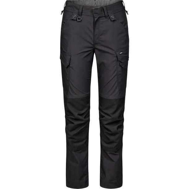 ENGEL Entire dame arbejdsbukser med strk Antrazitgr 2333-144