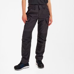 ENGEL Entire dame arbejdsbukser med strk Antrazitgr 2333-144