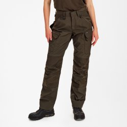 ENGEL Entire dame arbejdsbukser med strk Forest Green 2333-144