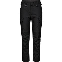 ENGEL Entire dame arbejdsbukser med strk Sort 2333-144