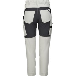 ENGEL Entire dame arbejdsbukser med 4-vejs strk Bone White / Anthracite Grey 2341-234