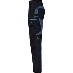 ENGEL Entire dame arbejdsbukser med 4-vejs str�k Deep Blue / Dark Sea 2341-234