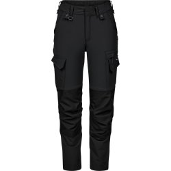 ENGEL Entire dame arbejdsbukser med 4-vejs str�k Sort 2341-234