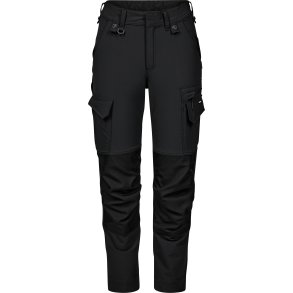 ENGEL Entire dame arbejdsbukser med 4-vejs str�k Sort 2341-234
