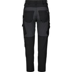 ENGEL Entire dame arbejdsbukser med 4-vejs strk Sort/Antrazitgr 2341-234