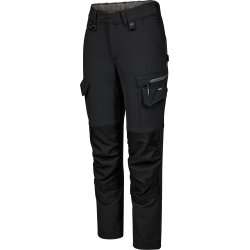 ENGEL Entire dame arbejdsbukser med 4-vejs strk Sort/Antrazitgr 2341-234