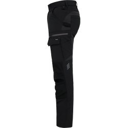 ENGEL Entire dame arbejdsbukser med 4-vejs str�k Sort/Antrazitgr� 2341-234