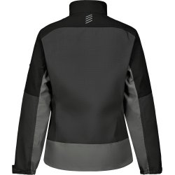 ENGEL Entire dame arbejdsjakke med strk Antrazitgr/Sort 1333-144