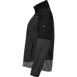 ENGEL Entire dame arbejdsjakke med str�k Antrazitgr�/Sort 1333-144